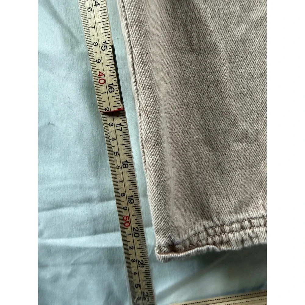 Justice‎ Girls Tan Cargo Pants Cotton Denim Utility Trousers Size 7 wide leg